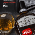 Poklon paket Whiskey Gentleman Jack 0,7L +2 originalne čaše gratis + luksuzno pakiranje