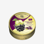 Bombone Double Fruit Drops – Crni ribiz s nadjevom od jabuke 175g