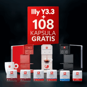 Akcija! Aparat za kavu illy Y3.3 iperespresso + 108 kapsula gratis