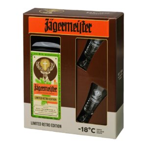 Liker Jägermeister Retro Gift Pack 0,7L + 2 limitirane čaše