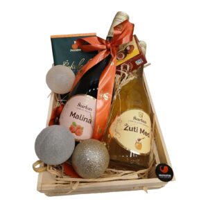 Poklon košara Maline & Med