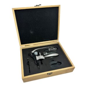 Prestige Craft Vinski Set u drvenoj kutiji 5u1