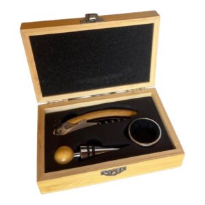 Prestige Craft Vinski Set u drvenoj kutiji 3u1