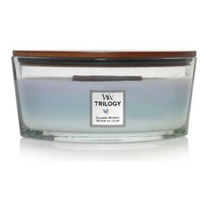Svijeća Woodwick Calming Retreat Elipsa (do 80 sati)