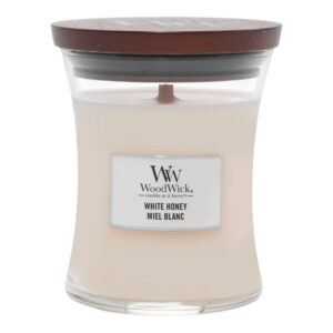 Svijeća Woodwick White Honey (do 100 sati)