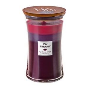 Svijeća Woodwick Sun-Ripened Berries (do 180 sati)