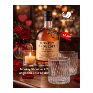 Whiskey Monkey Shoulder 0,7L + 2 originalne čaše na dar