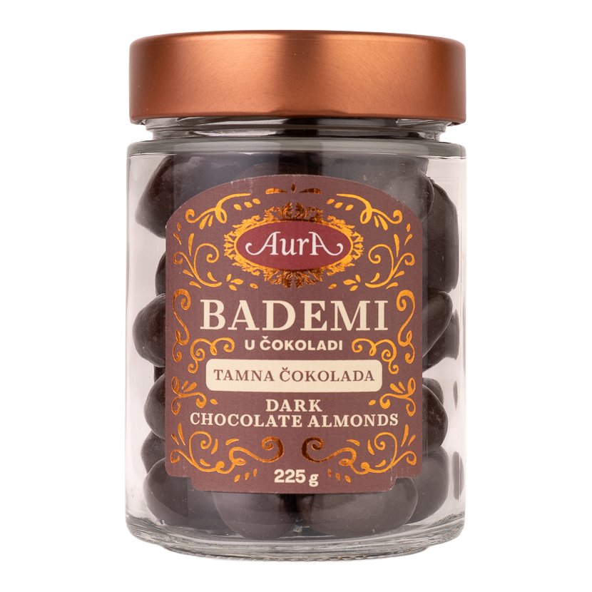 Aura Bademi Tamna Čokolada 225G