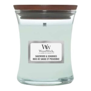 Svijeća Woodwick Sagewood and Seagrass
