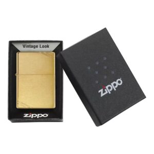 Upaljač Zippo Brushed Brass Vintage with Slashes (240)