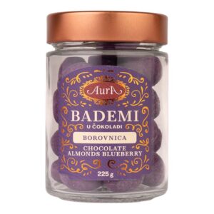 Aura Bademi  u čokoladi-Borovnica