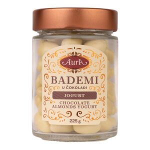 Aura Bademi u bijeloj čokoladi-Jogurt