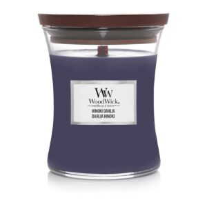 Svijeća WoodWick Hinoki Dahlia (do 100 sati)